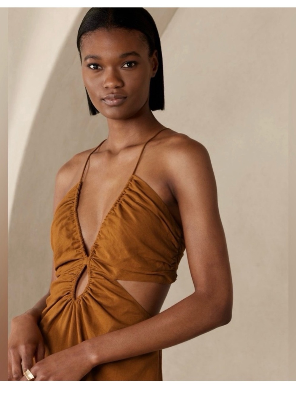 Banana Republic Linen Maxi Dress - Picture 3 of 4